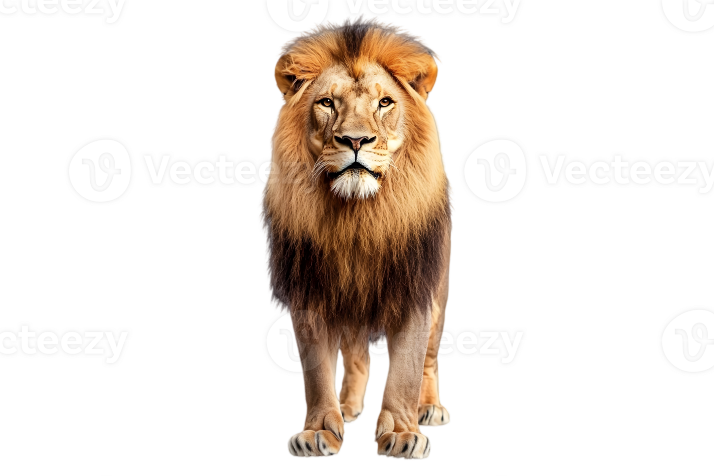 Majestic Lion Portrait png