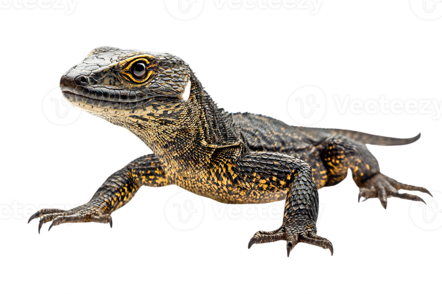 Small Spotted Lizard Profile View png