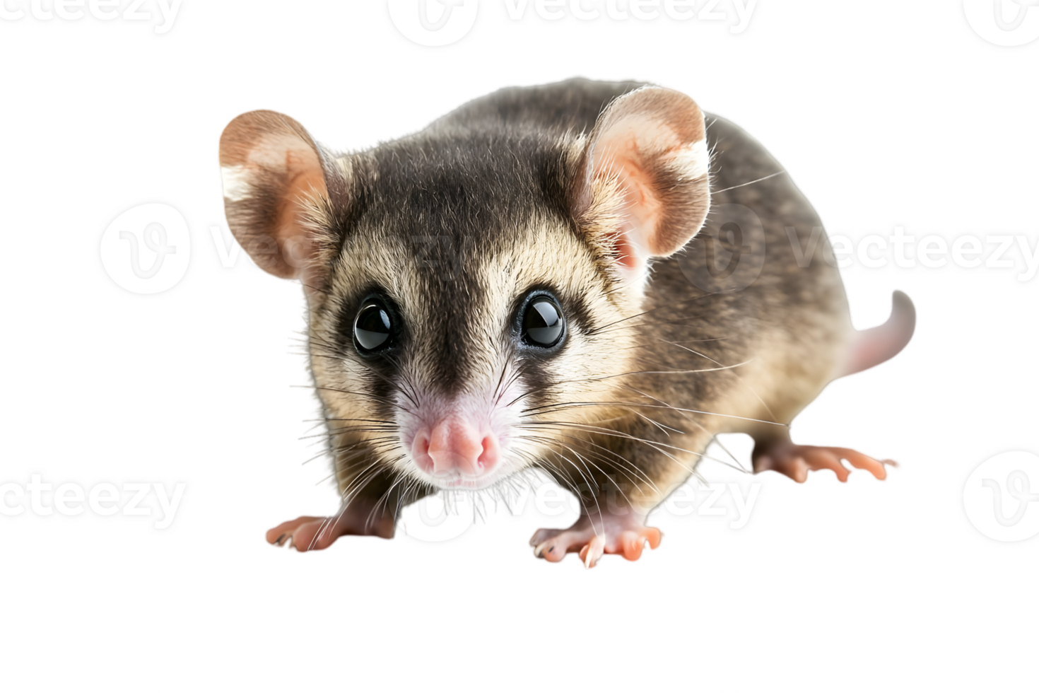 Small Rodent Portrait Against Transparent Background png