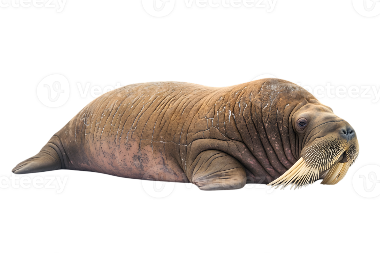 Walrus Lying Down, Side View png