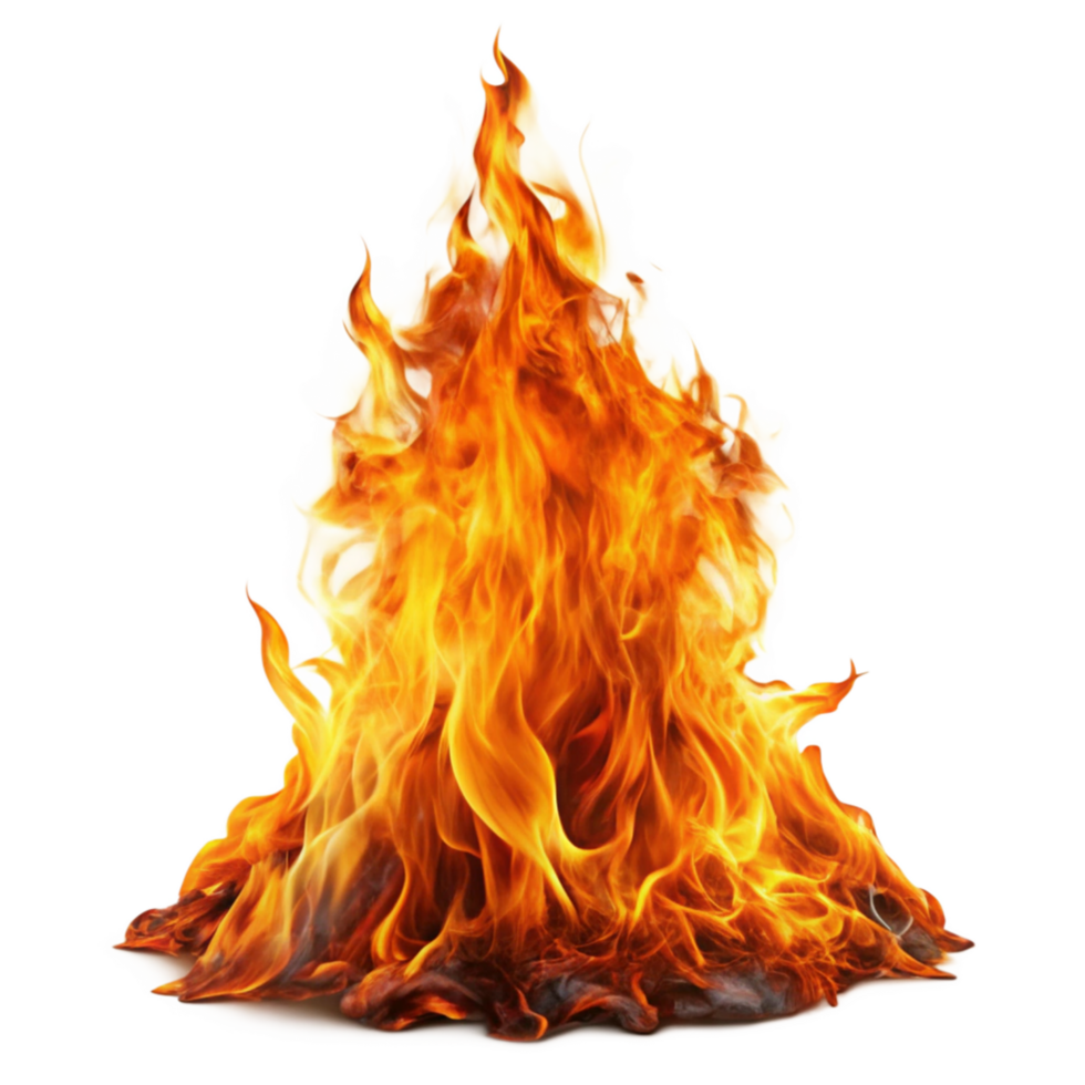 Fiery Inferno Blaze Burning Brightly Hot Flames Intense Combustion png