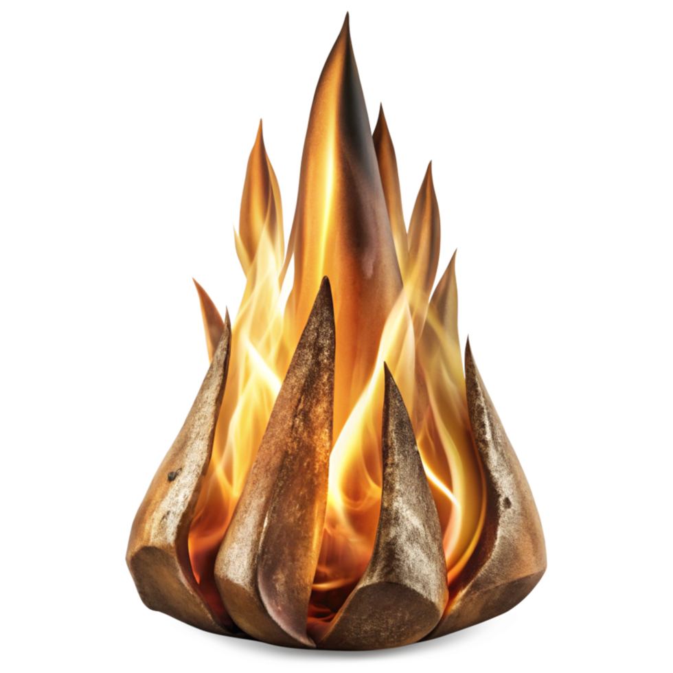 Fiery Embers Glowing in a Stone Fireplace Heart of a Burning Flame png