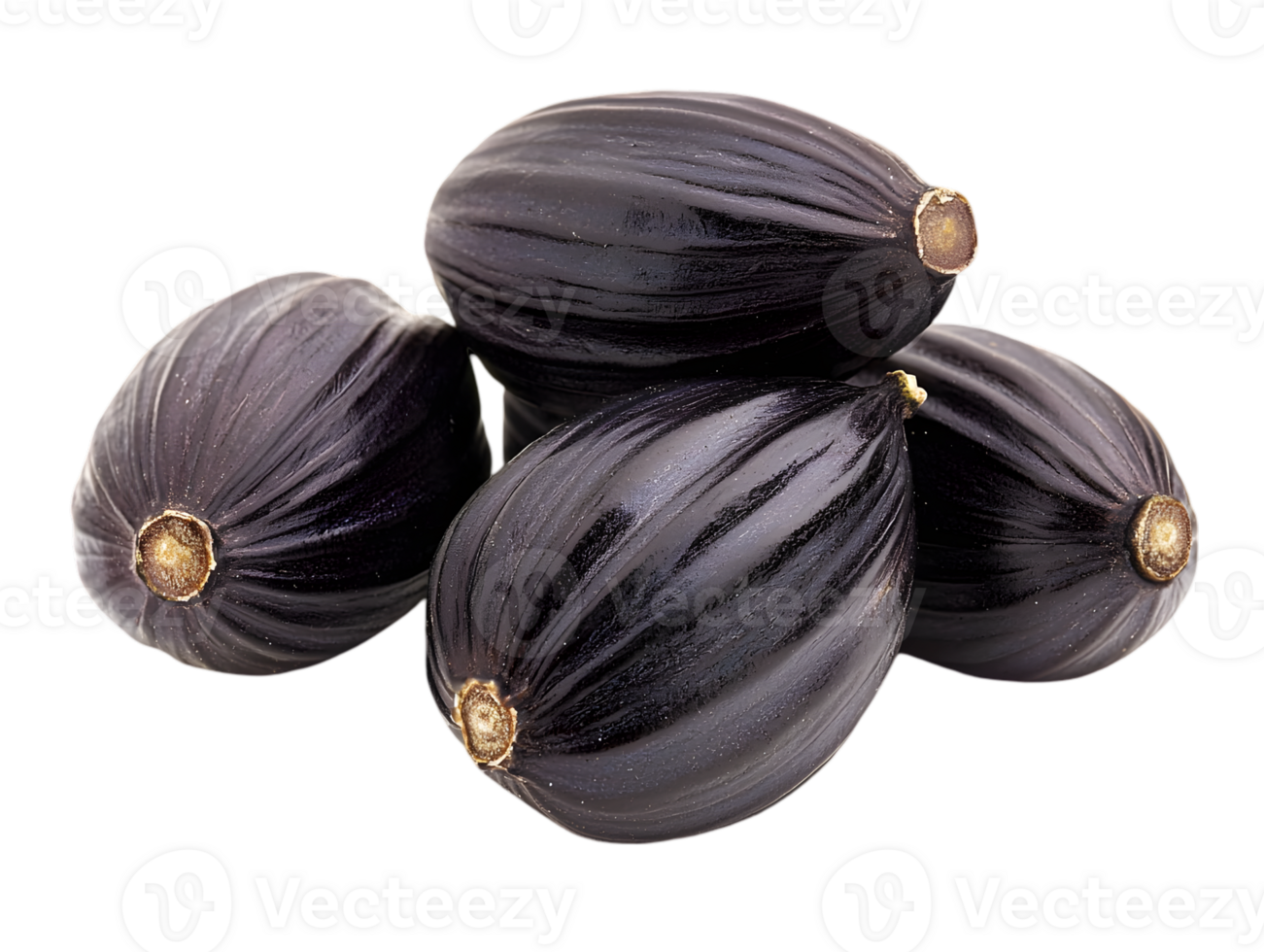 Pile of Black Zucchinis with Textured Surface and Golden Stems on ...
