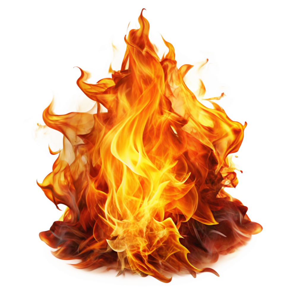 Fiery Inferno Blaze Burning Bright Intense Hot Flames png