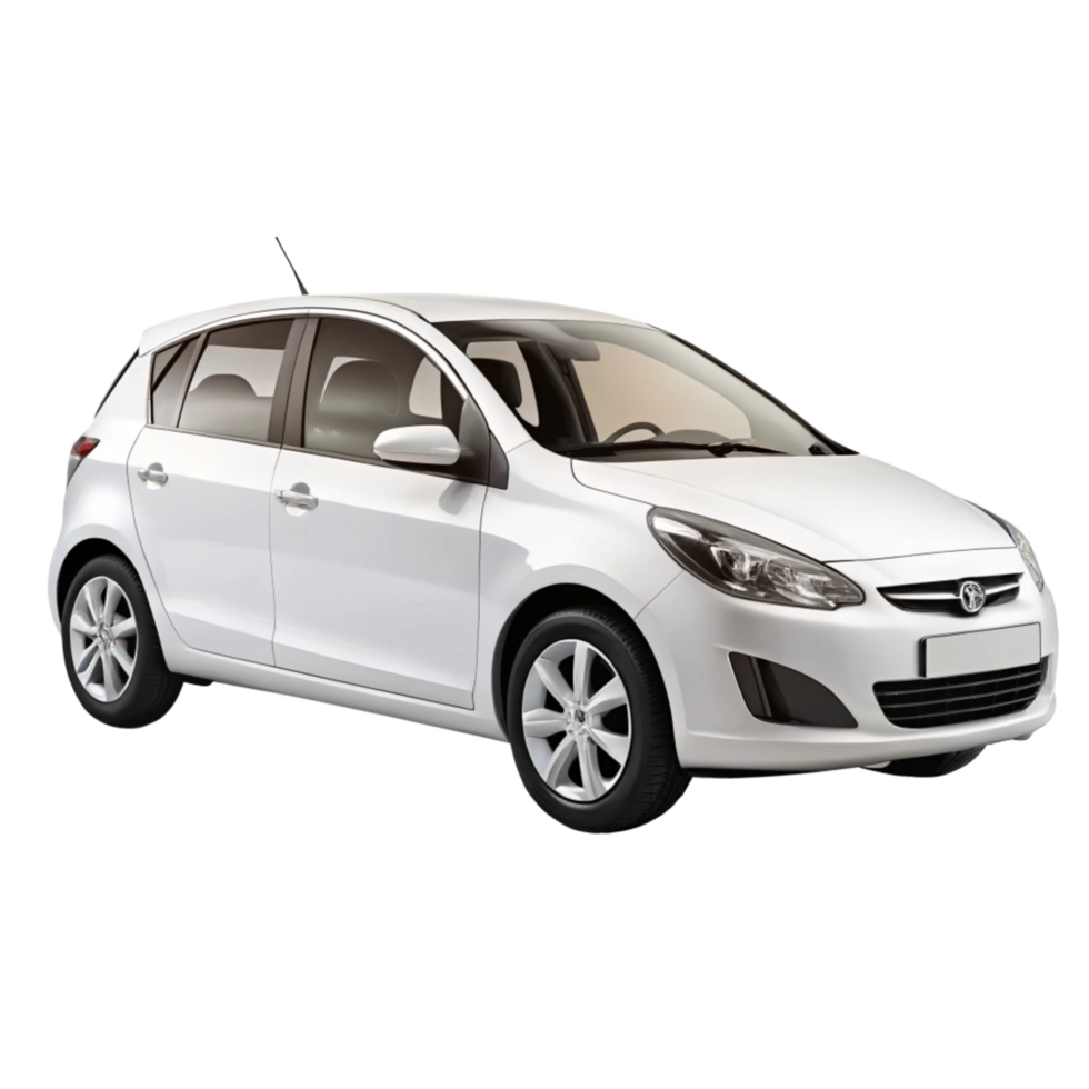 Image of a white Vauxhall Corsa fivedoor hatchback car png