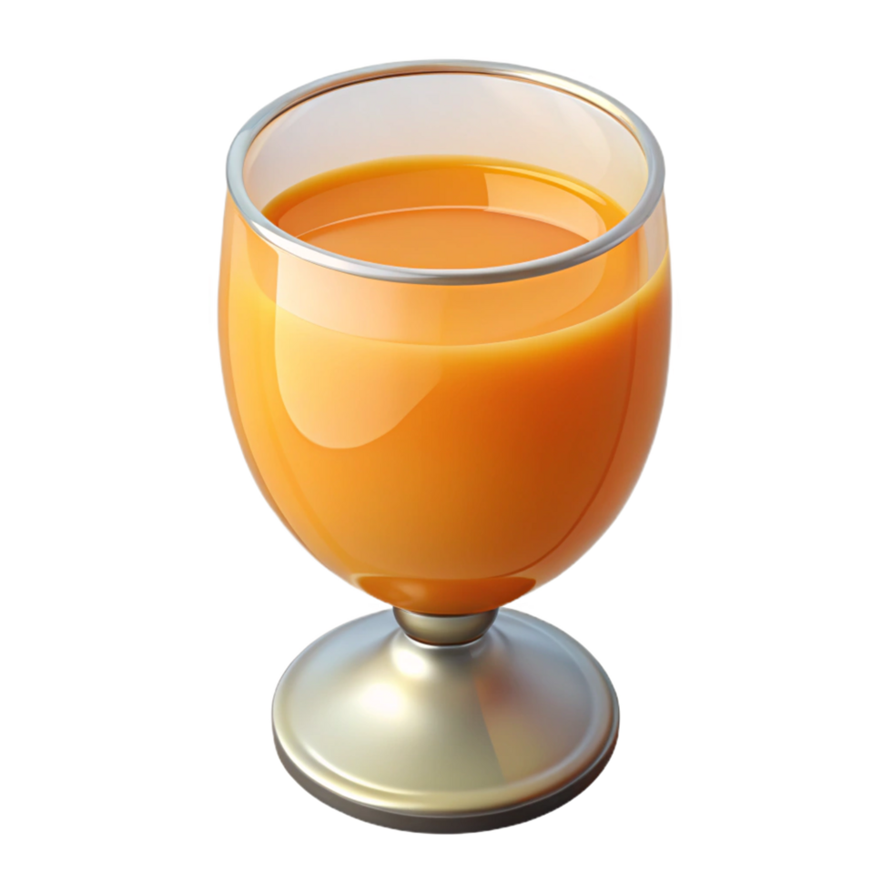 A refreshing glass of delicious orange juice, a perfect healthy drink for breakfast or any time of day png