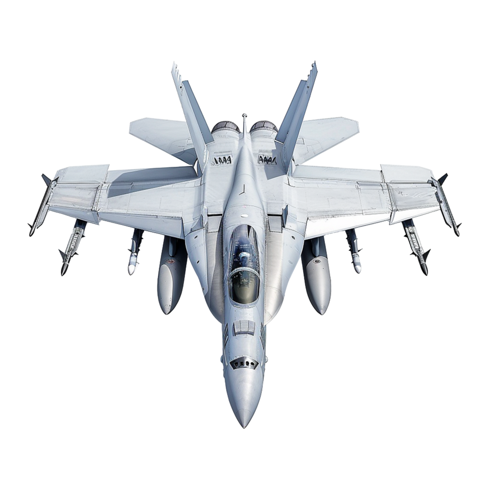 A Stunning Overhead View of a Super Hornet Fighter Jet in Flight png