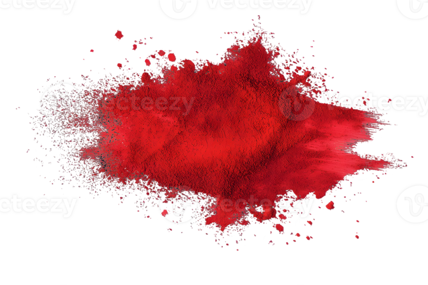 Vibrant Red Paint Splash with Textured Effect on Transparent Background an Abstract Design with Grunge Texture and Artistic Touch png