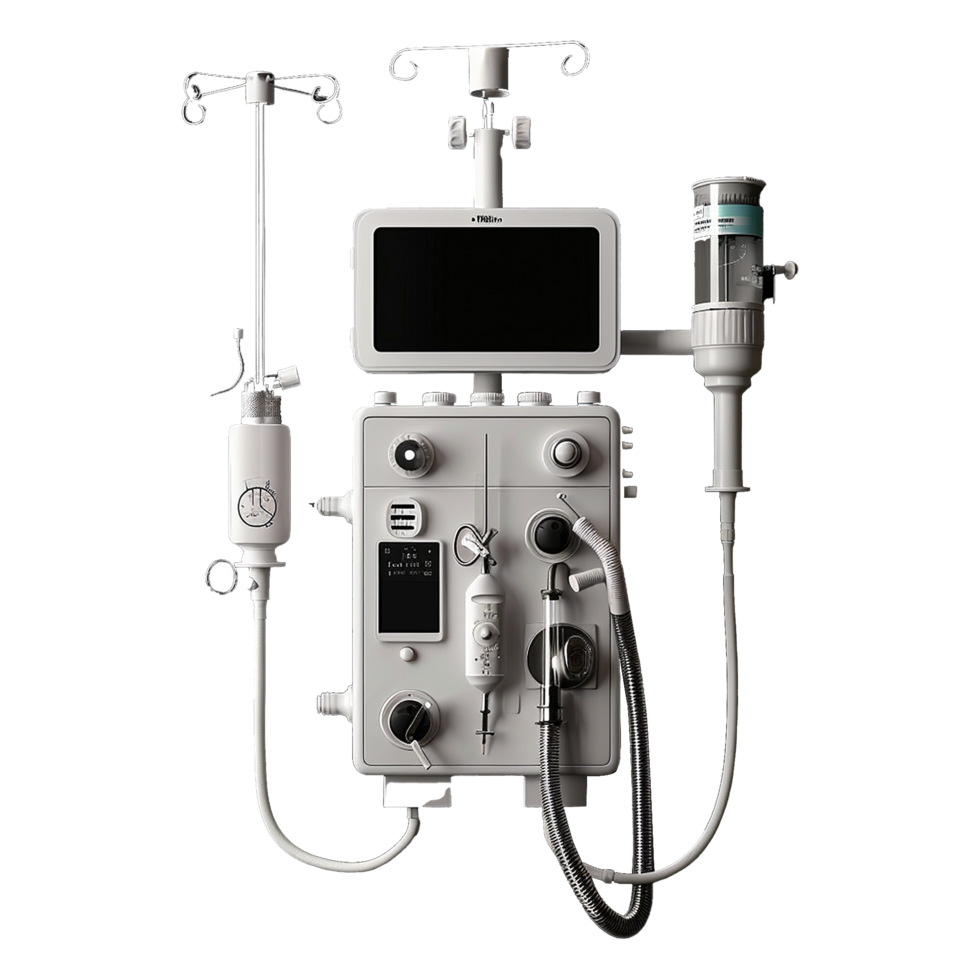 Advanced Medical Dialysis Machine for Hemodialysis Treatment png