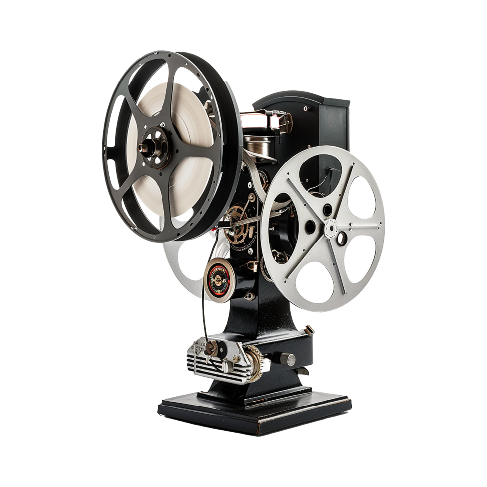 A Vintage Antique 8mm Film Projector Reel Movie Camera Mechanism Device png
