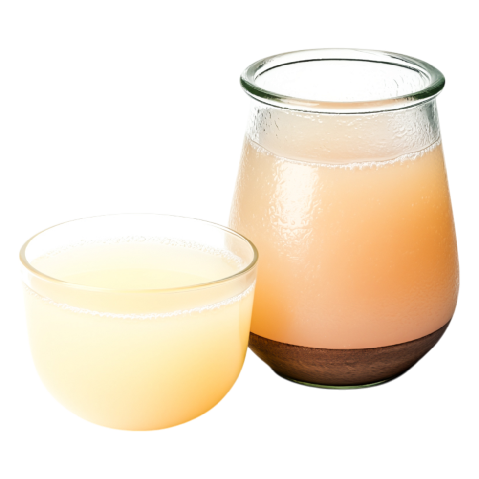 Refreshing Natural Juice in Glasses with Soft Lighting and Freshness png