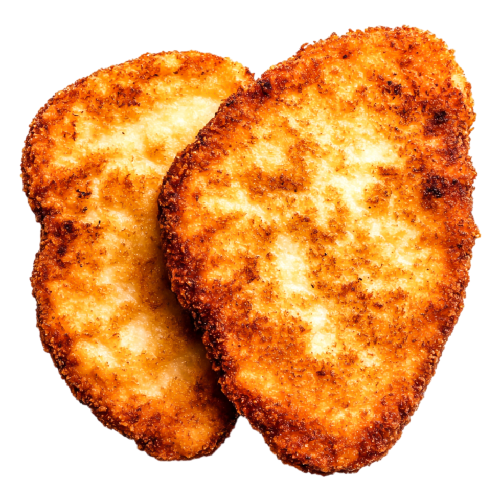 Golden Brown Crispy Chicken Nuggets on png