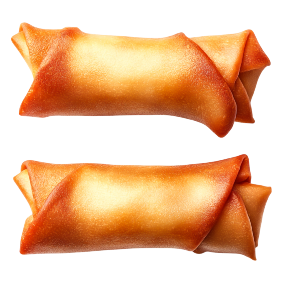 Crispy Golden Spring Rolls for Culinary Use png