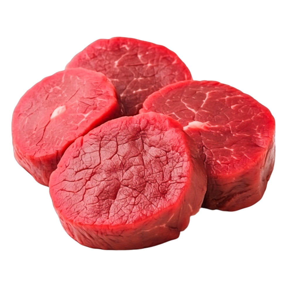 Fresh Cut Raw Beef Steaks for Cooking png