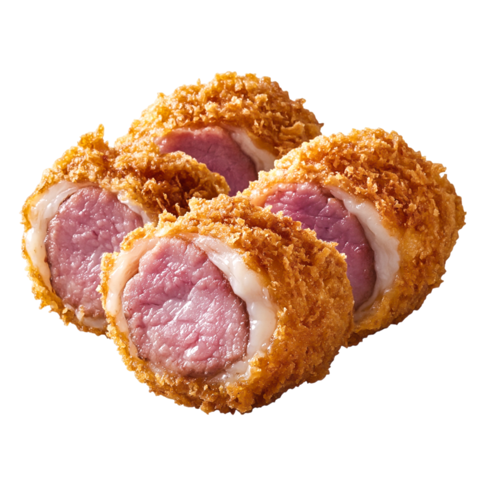 Delicious Crispy Deep-Fried Meat Rolls with Juicy Filling and Golden Crust png