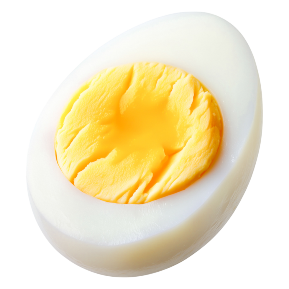 Freshly Cut Hard Boiled Egg Still Life png