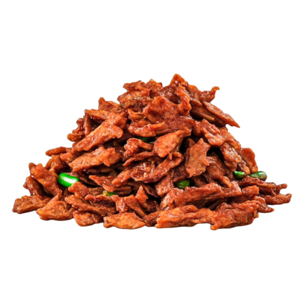 Crispy Spicy Snack with Green Chili Pepper on png