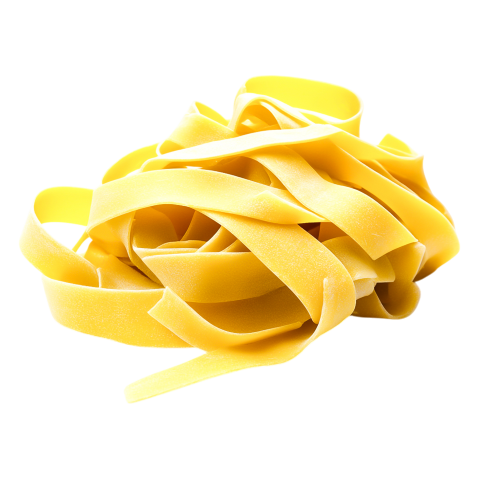 Fresh Tagliatelle Pasta Ready for Cooking png