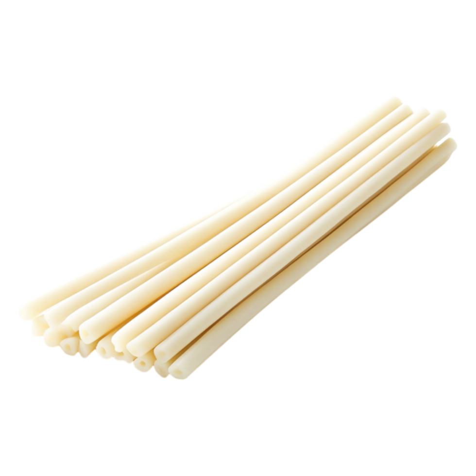 Fresh Uncooked White Noodles for Culinary Preparatind Presentation png
