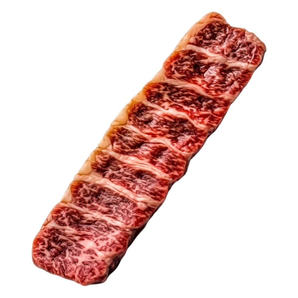 Fresh Premium Wagyu Beef Slice with Intriguing Marbling for Gourmet Cuisine png