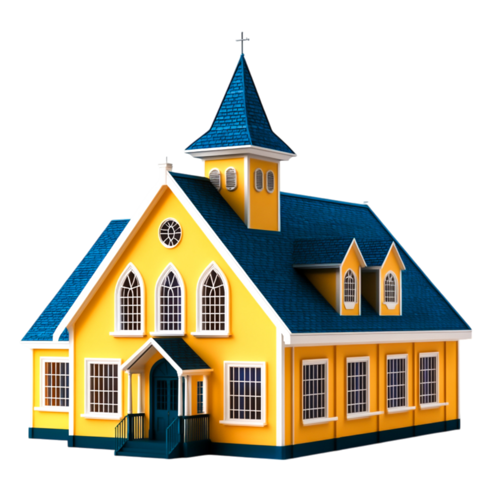 Charming Yellow Victorian Style House with Stunning Architectural Design png