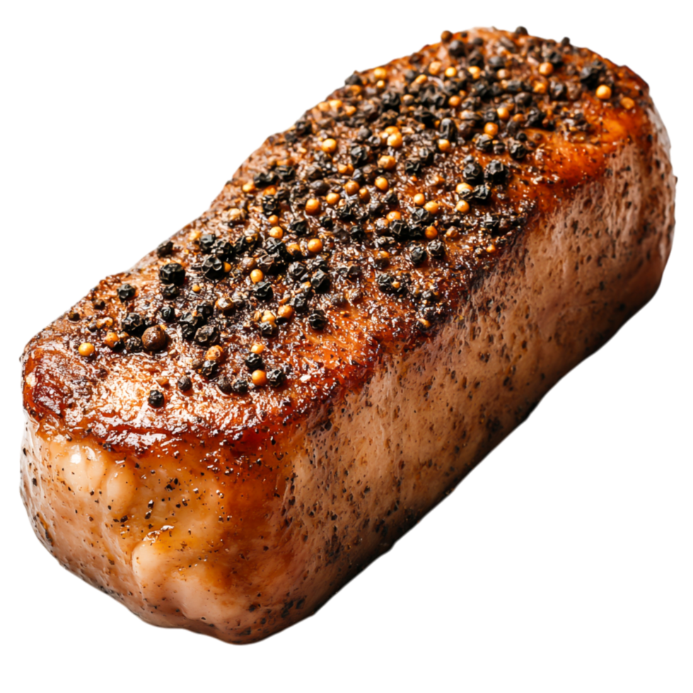 Juicy Grilled Meat with Spices and Seasoning on png