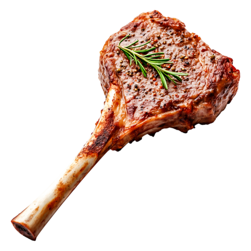 Juicy Rack of Lamb with Fresh Herbs and Seasoning on png