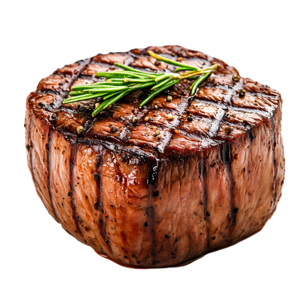 Grilled Beef Steak with Fresh Herbs png