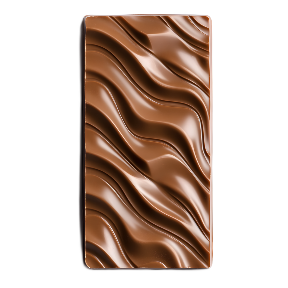 Smooth Flowing Chocolate Swirls on Abstract Background png