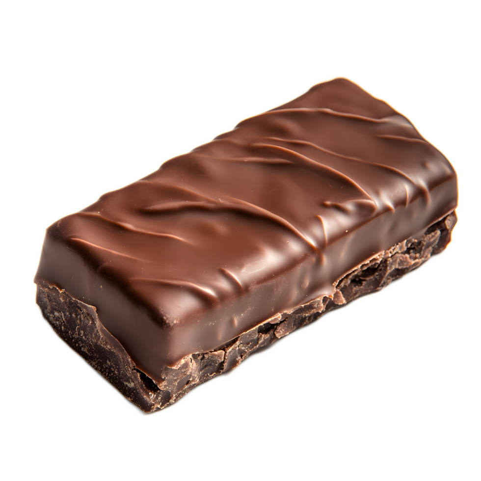 Transparent Chocolate Bar with Glossy Shiny Wrapper and Smooth Creamy Texture png