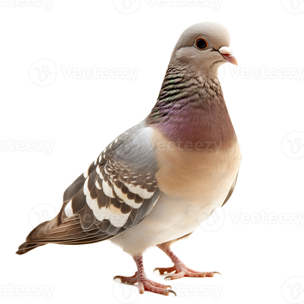 Close-up Shot of a Beautiful Dove Perched on a Branch png