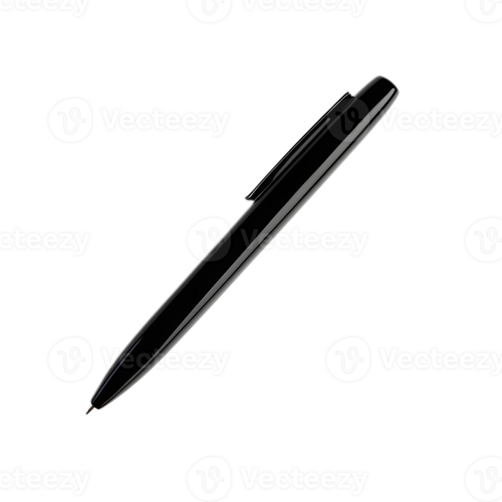 Sleek Black Digital Stylus Pen for Professional Writing and Sketching png
