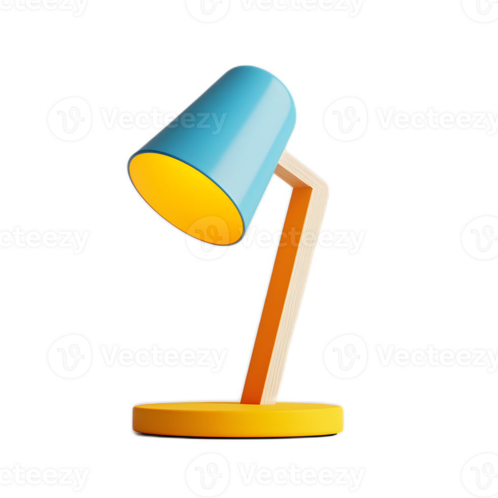Vibrant Desk Lamp for Illuminating Modern Workspace png