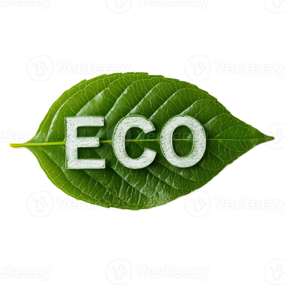 Eco-Friendly Leaf Symbolizing Sustainability, Environmental Protection and Renewable Energy Solutions png