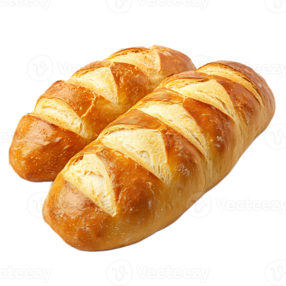 Freshly Baked Golden Bread Loaves and Rolls on Wooden Surface png