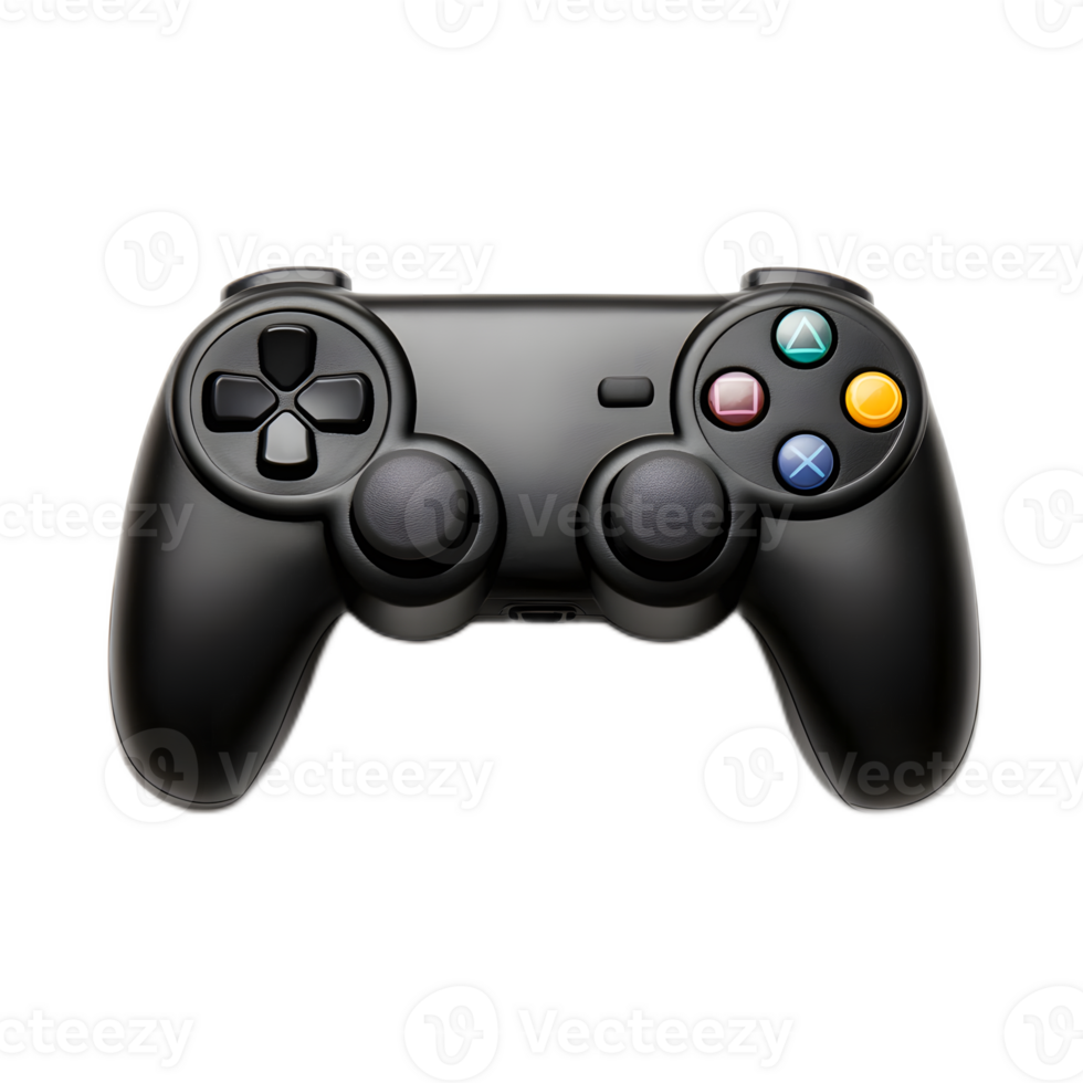 Modern Black Gamepad for Immersive Game Experience png