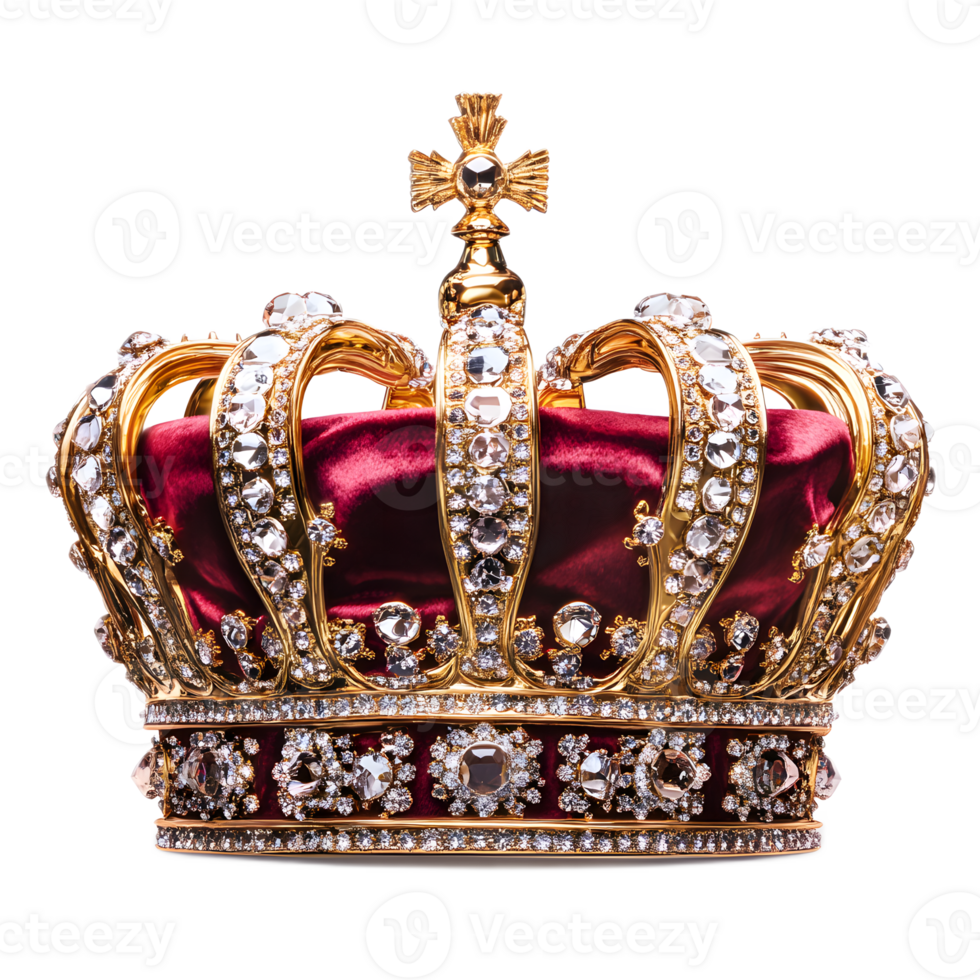 Exquisite Bejeweled Crown with Sparkling Gems and Luxurious Ornaments png