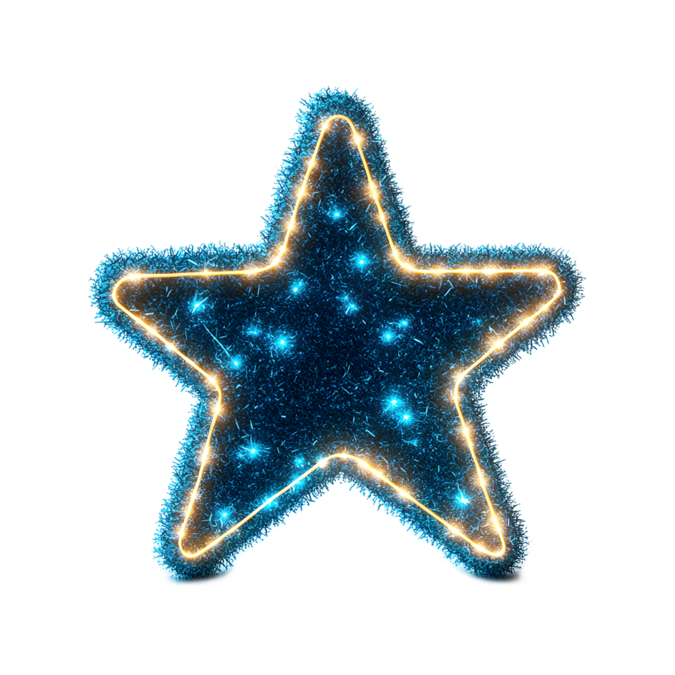 Glowing Celestial Star in Vibrant Cosmic Galaxy Universe with Shimmering Radiant Lights png