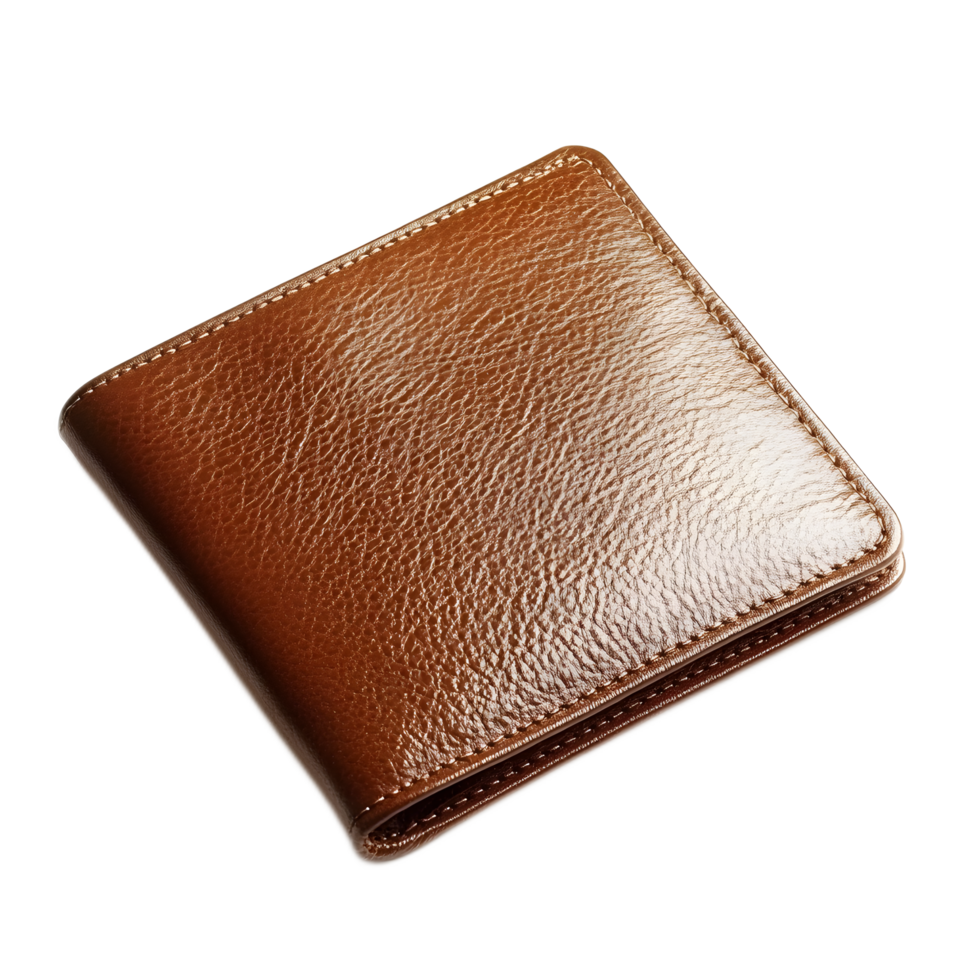 Elegant Leather Wallet for Organized Finances and Stylish Accessory png