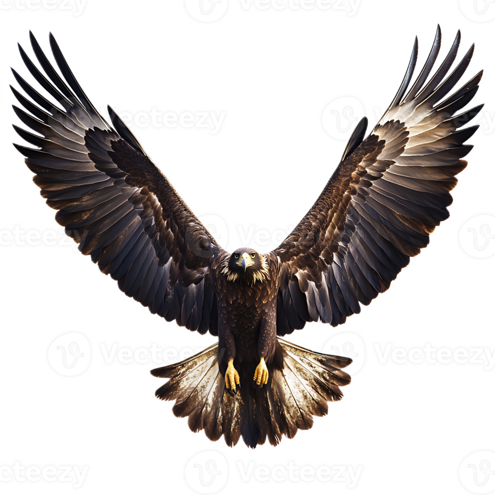 Majestic Eagle Soaring High, Epitomizing Power and Grace of Nature's Predators png
