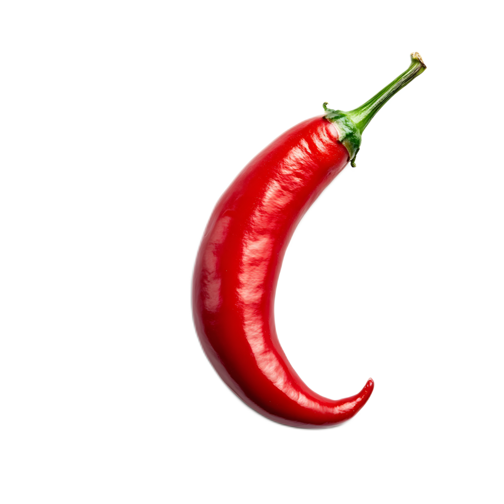 Vivid Red Chili Pepper Vegetable with Vibrant Color and Pungent Flavor for Spicy Culinary Dishes and Latin Cuisine png