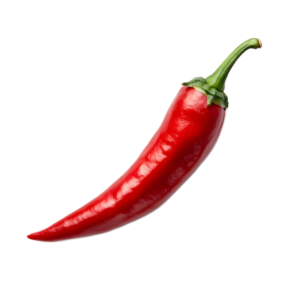 Vibrant Red Chili Pepper Freshly Harvested Organic Vegetable for Spicy Culinary Dishes and Flavorful Recipes png
