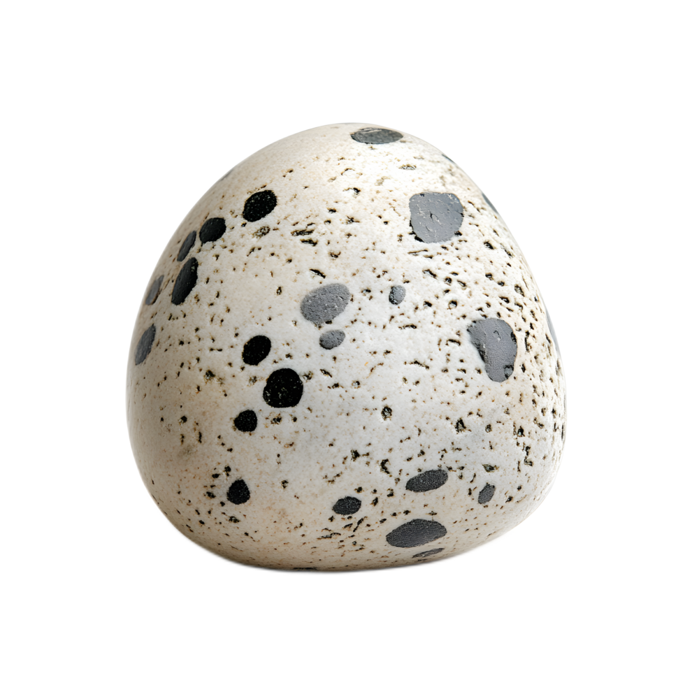 Closeup of a Speckled River Stone with a Smooth Wet Surface and Minimalist Monochrome Design png