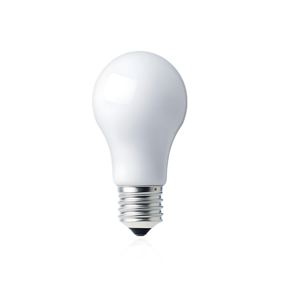 Transparent Smart LED Light Bulb on White Studio Background png