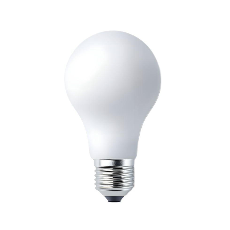 Transparent Smart LED Light Bulb Modern Energy Efficient Lighting Technology in Home or Office png