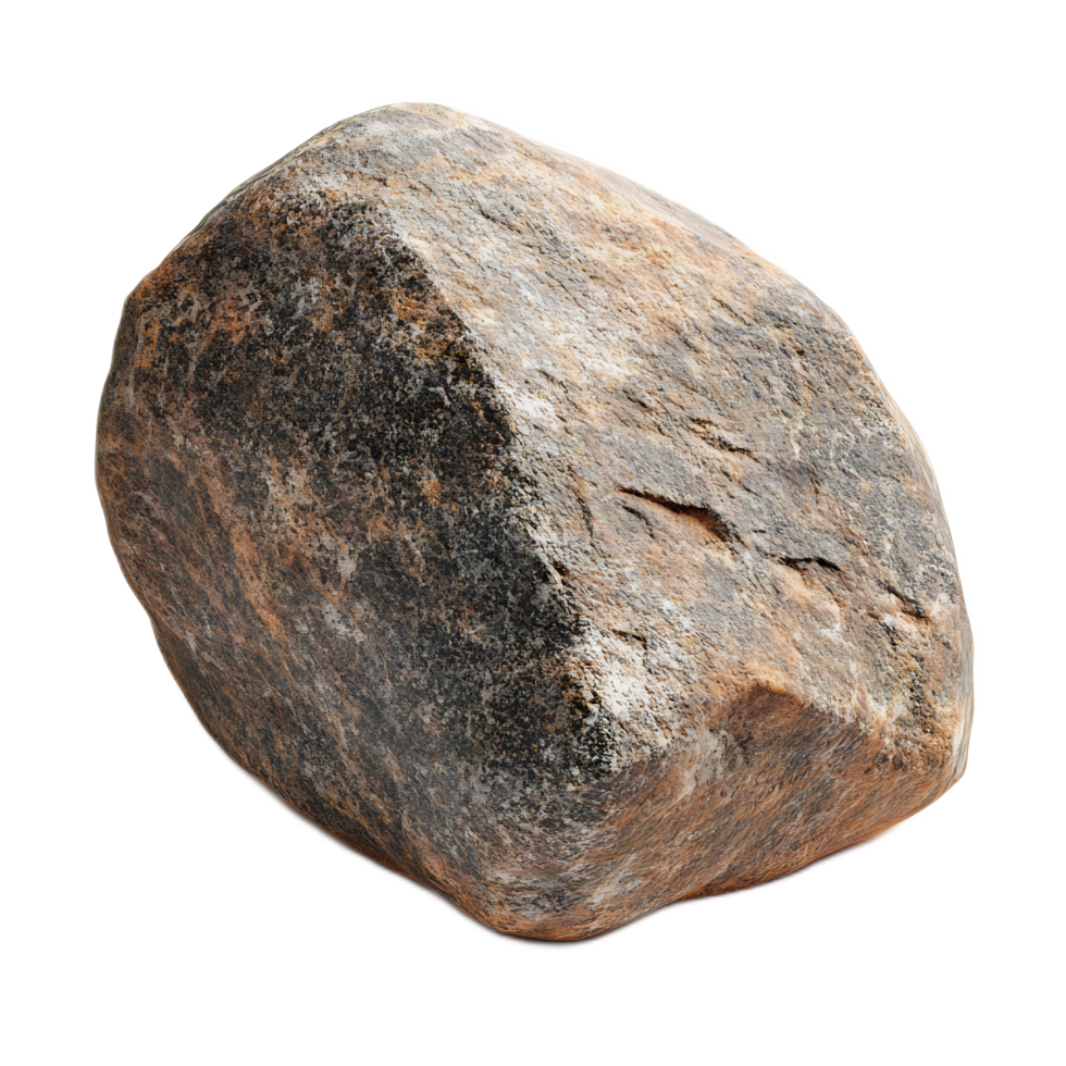 Rough and Weathered Geological Rock Formation in Natural Environment png