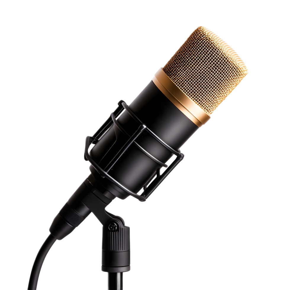 Professional Studio Condenser Microphone for Broadcast Podcast and Music Production png