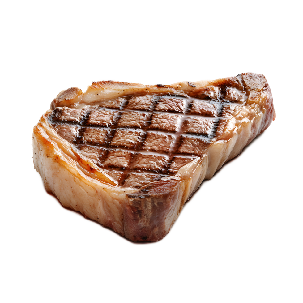 Mouthwatering Grilled Steak with Inviting Sear Marks on the Surface png