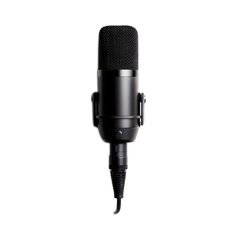 Studio Microphone for Professional Audio Recording and Broadcasting png