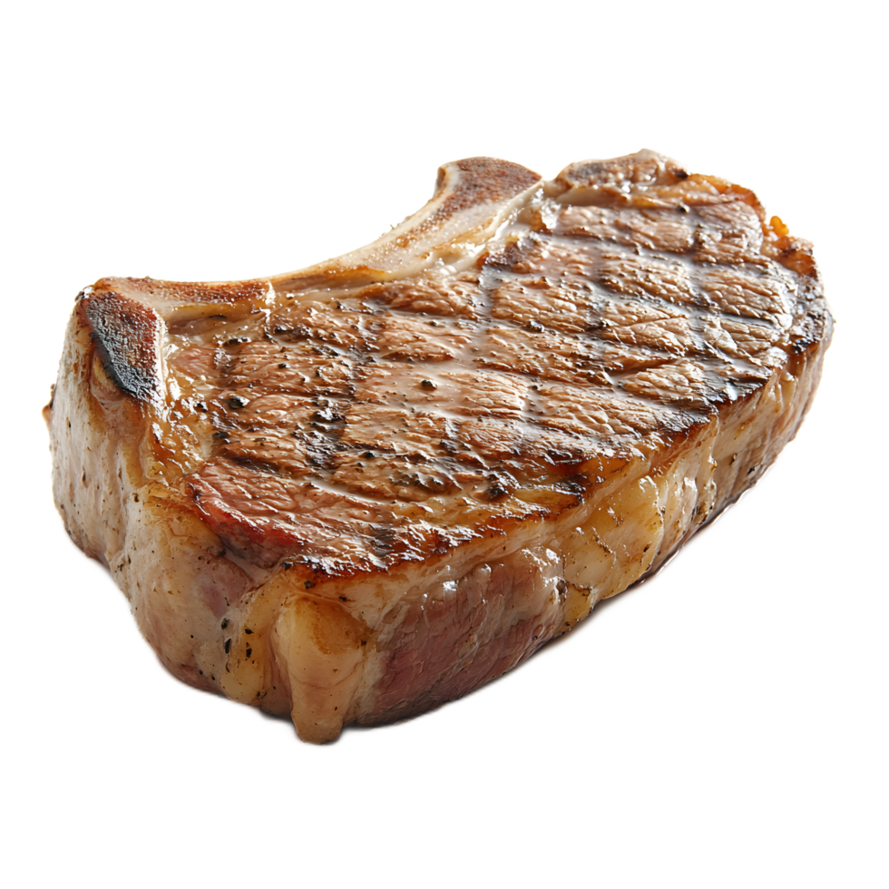 Juicy and Tender Grilled Steak on a Plate Ready to Be Savored and Enjoyed png